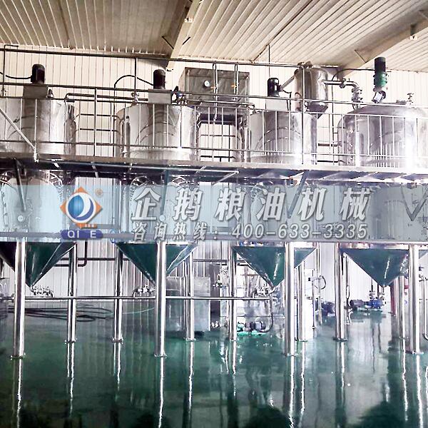 鄭州企鵝菜籽油精煉設(shè)備用的安心
